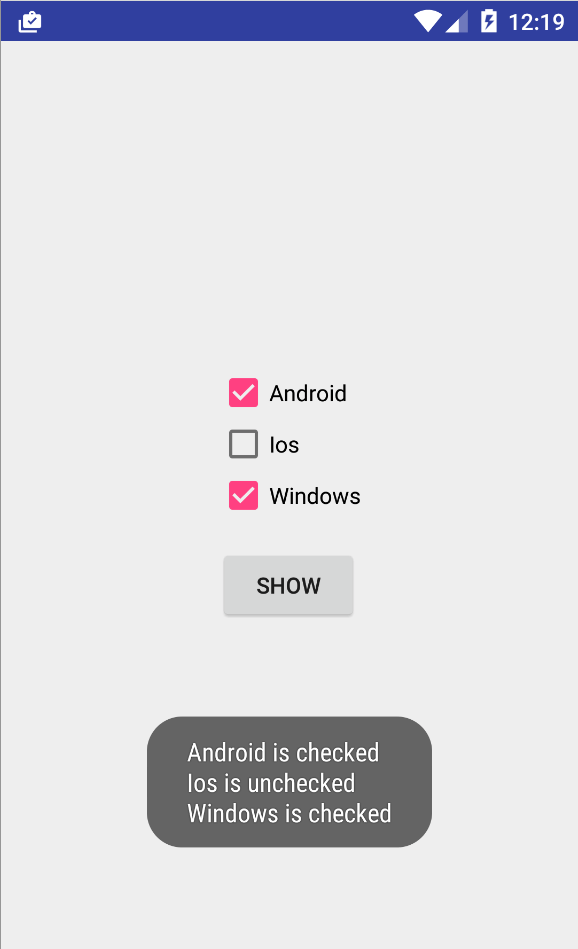 Сохранить состояние checkbox android